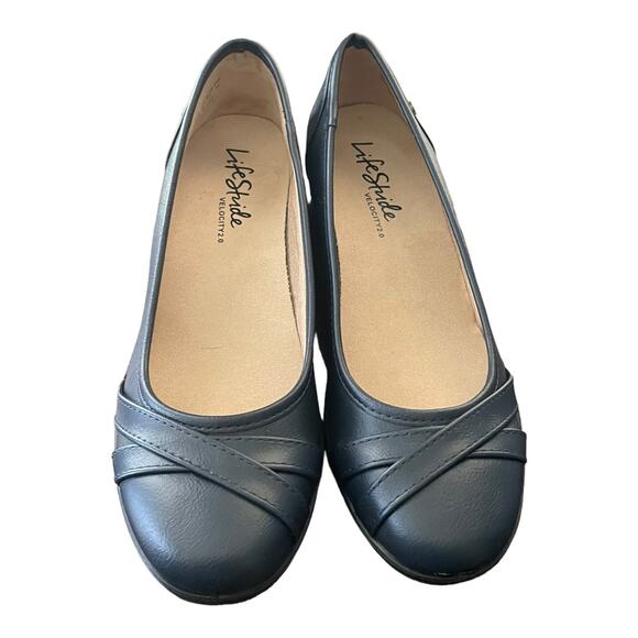 NEW Women's Life Stride Black Comfort Black Flats Shoes Size 11 - Picture 11 of 15